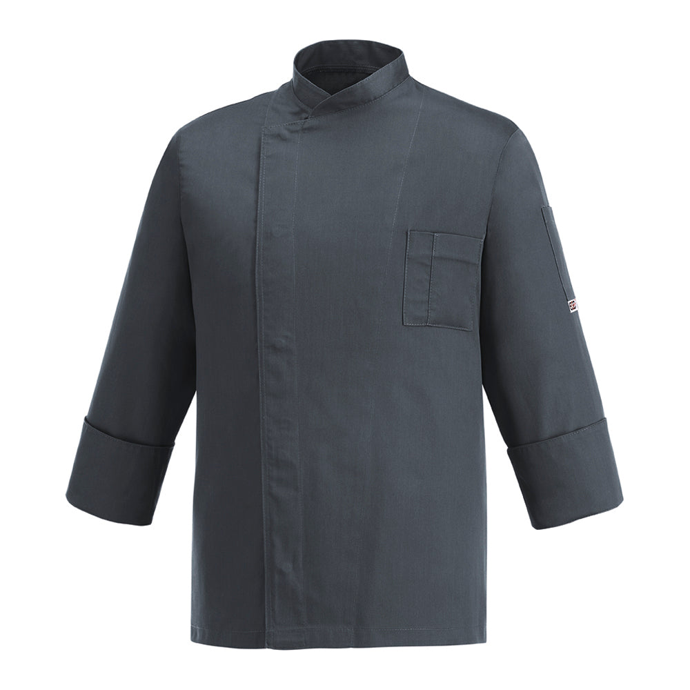 Giacca Chef Uomo Traspirante – Bottoni a Pressione, Tessuto Resistente per Cucina - CHEAP