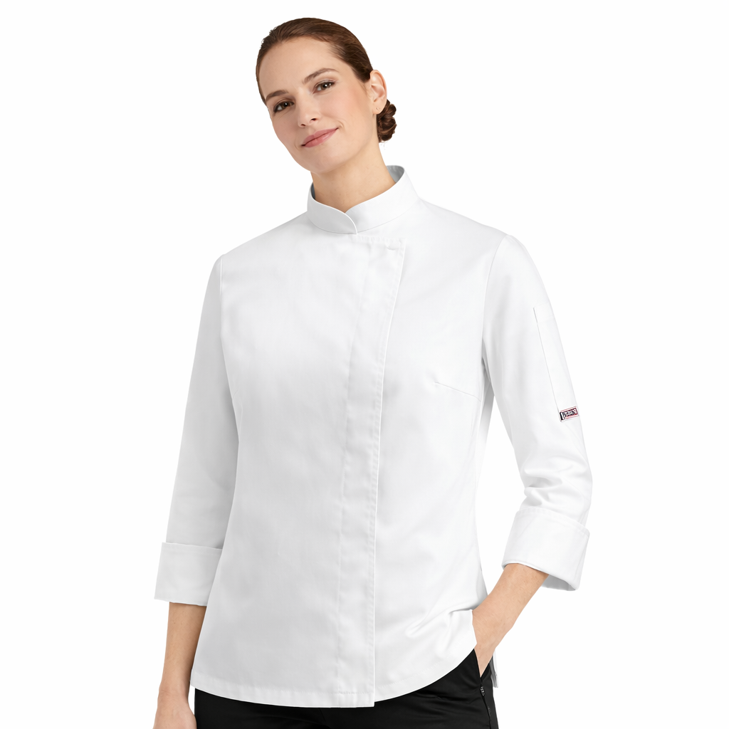 Giacca Chef Donna Leggera in Microfibra – Comoda e Pratica per Uso Quotidiano - CHEAP