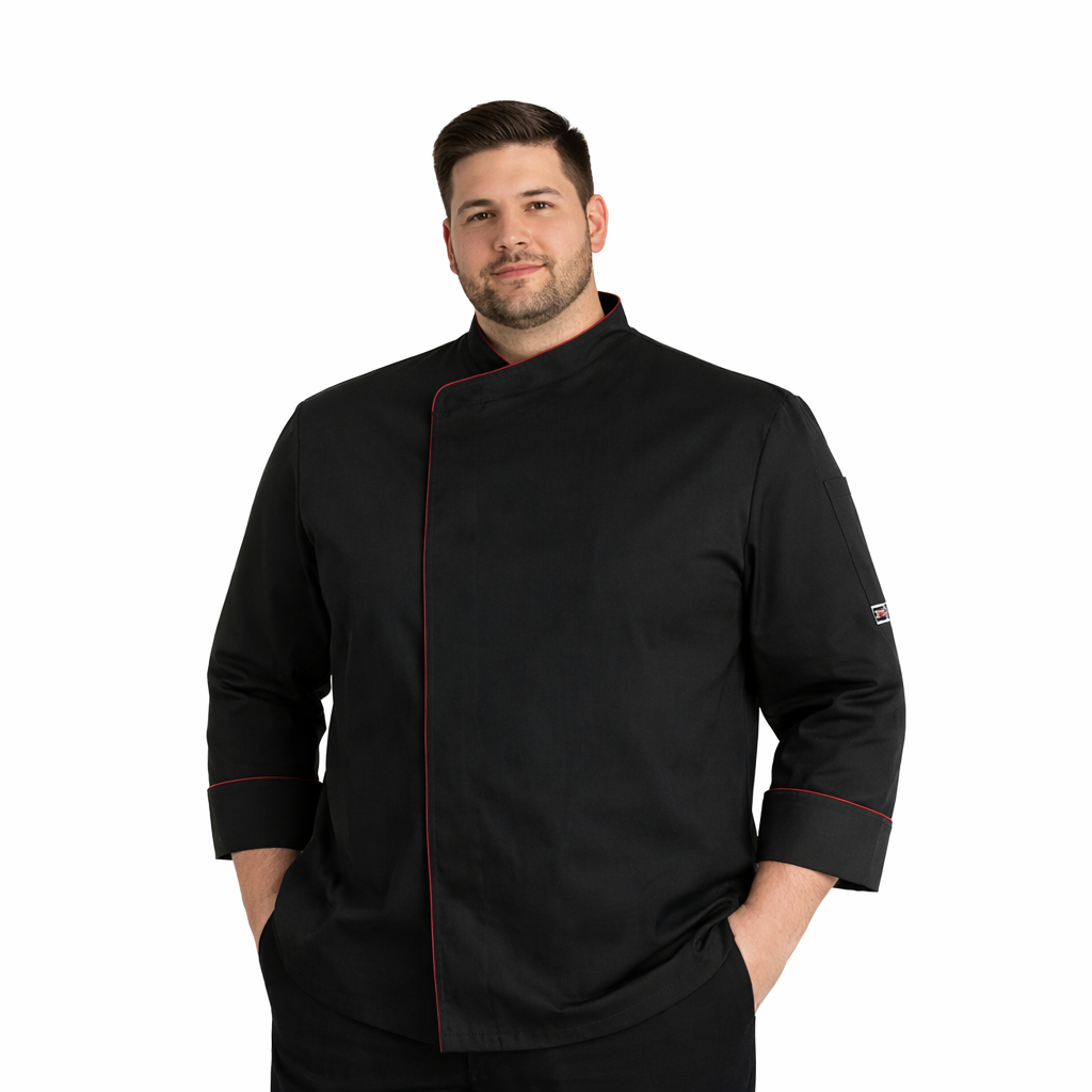Giacca Chef Taglie Forti Traspirante – Schiena Air Plus, Comfort per Turni Lunghi