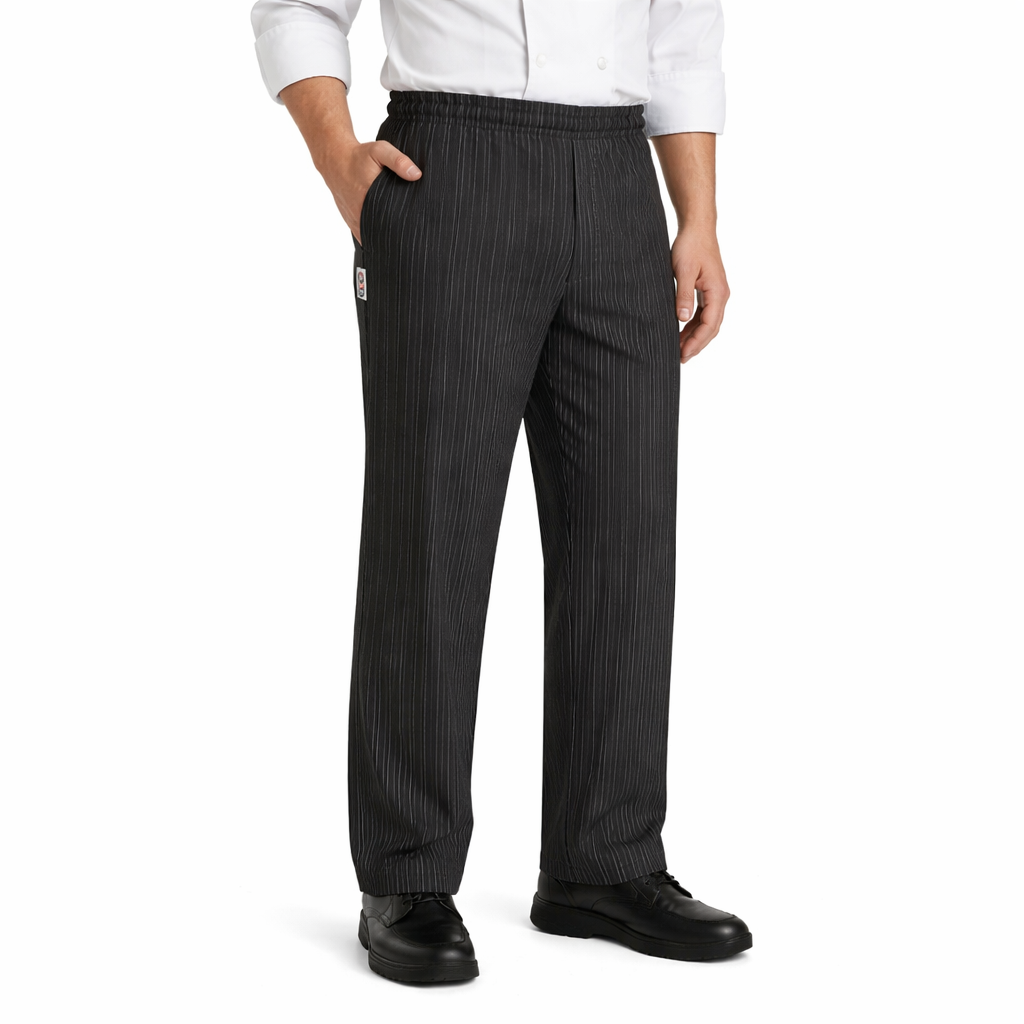 Pantalone Chef Unisex con Coulisse – Comodo e Regolabile per Cucina Professionale