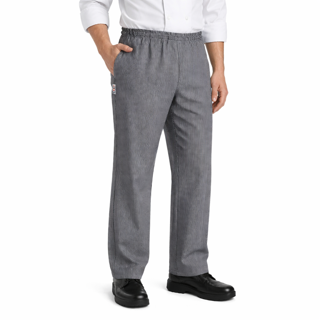 Pantalone Chef Unisex con Coulisse – Comodo e Regolabile per Cucina Professionale