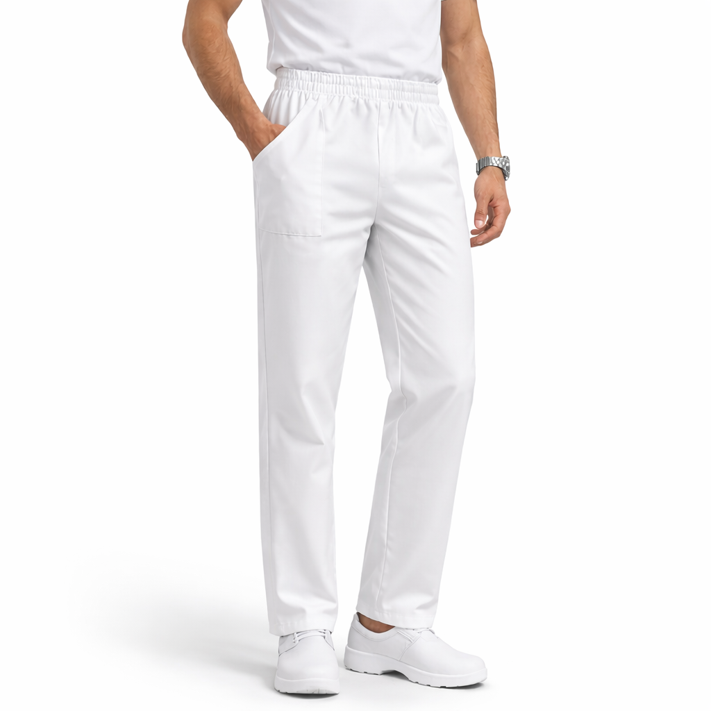 Pantalone Sanitario Unisex Professionale con Coulisse – Comodo e Resistente per Medici e Infermieri