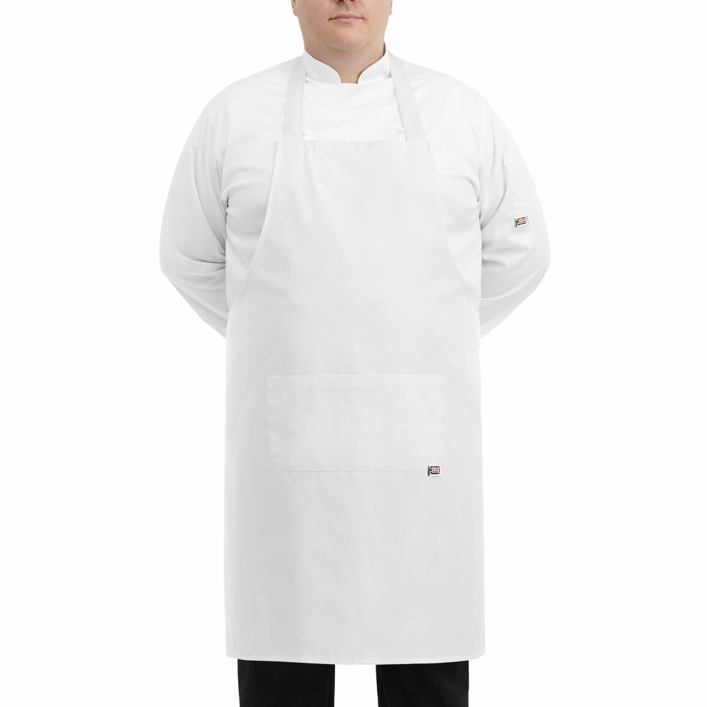 Grembiule Chef Professionale BIG con Tascone – Taglia Unica, Resistente per Cucina e Ristorazione
