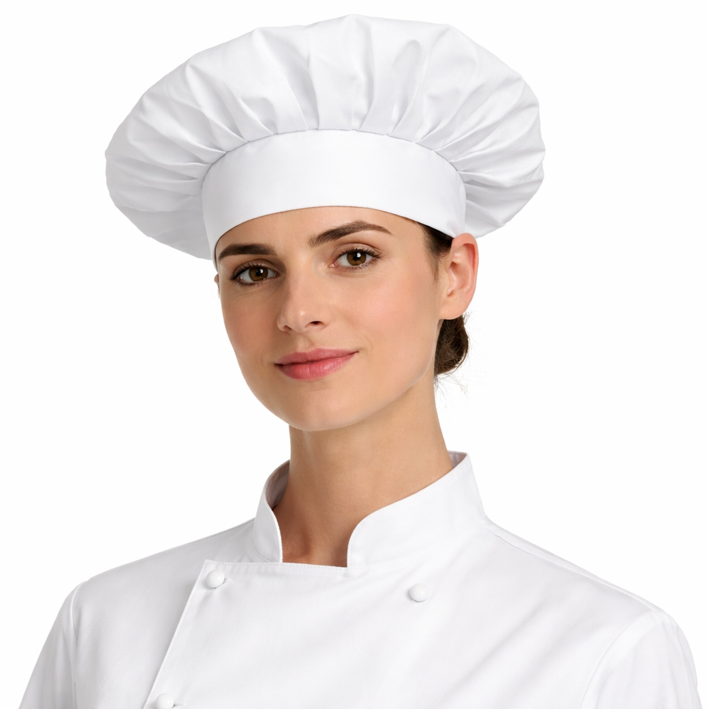Cappello Chef Regolabile con Velcro – Comodo e Adattabile per Cucina Professionale - HAT