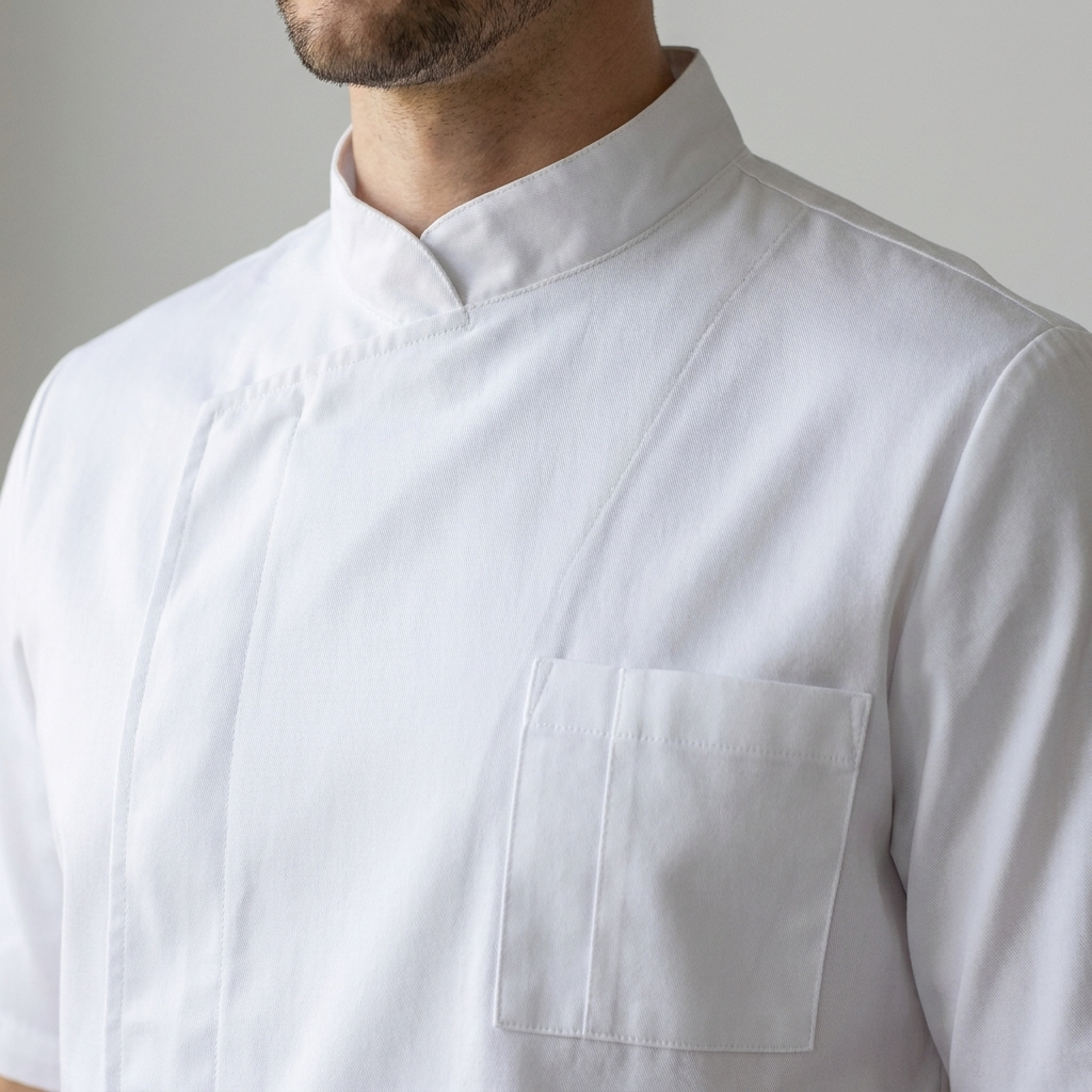 Giacca Chef Uomo Manica Corta Traspirante – Schiena Air Plus, Leggera e Comoda - OTTAVIO