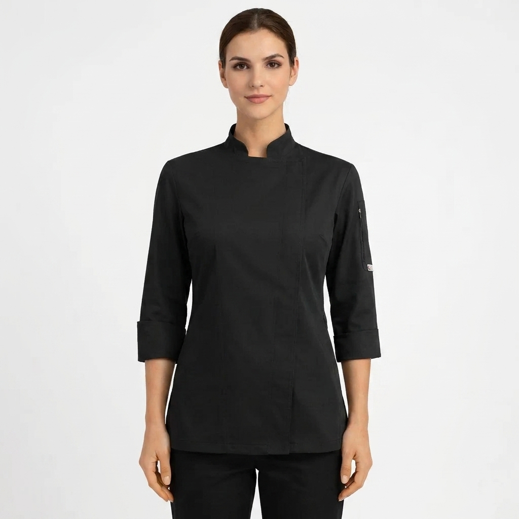 Giacca Chef Donna Traspirante – Vestibilità Femminile, Leggera in Microfibra Air Plus - EASY GIRL