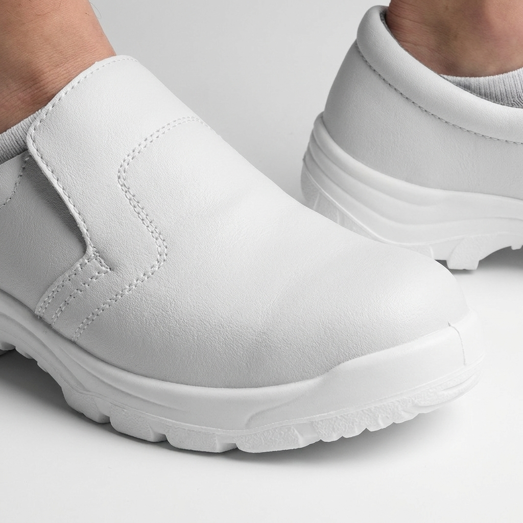 Mocassino Antinfortunistico da Cucina con Puntale – Sicurezza e Comfort per Lavoro