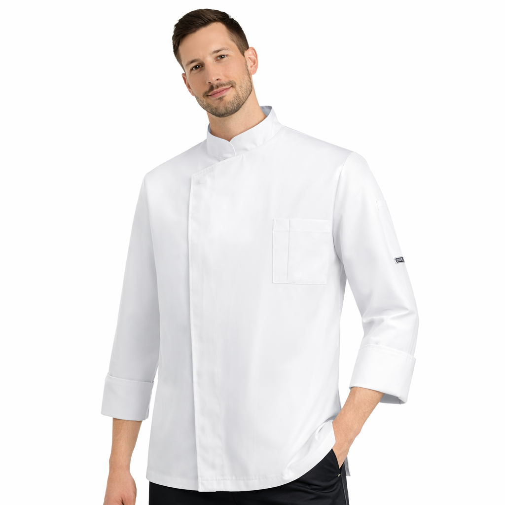 Giacca Chef Uomo Manica Lunga Traspirante – Schiena Air Plus, Comoda e Resistente - OTTAVIO